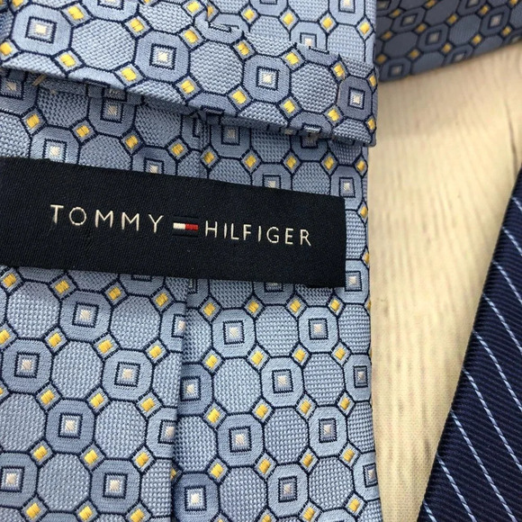 Tommy Hilfiger silk Tie preppy business office attire - Picture 4 of 6